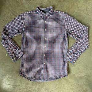 Red, White & Blue men’s button down shirt